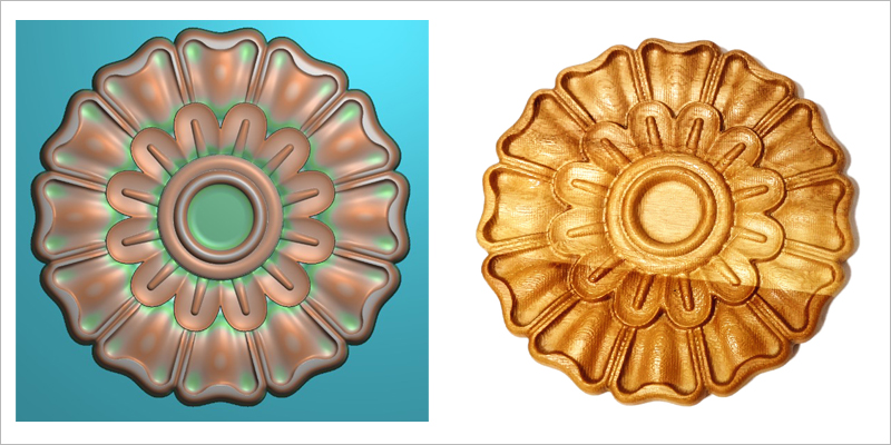 欧式木雕花实木贴花家具柜门圆形方形浮雕圆洋花角花贴片定制直径30