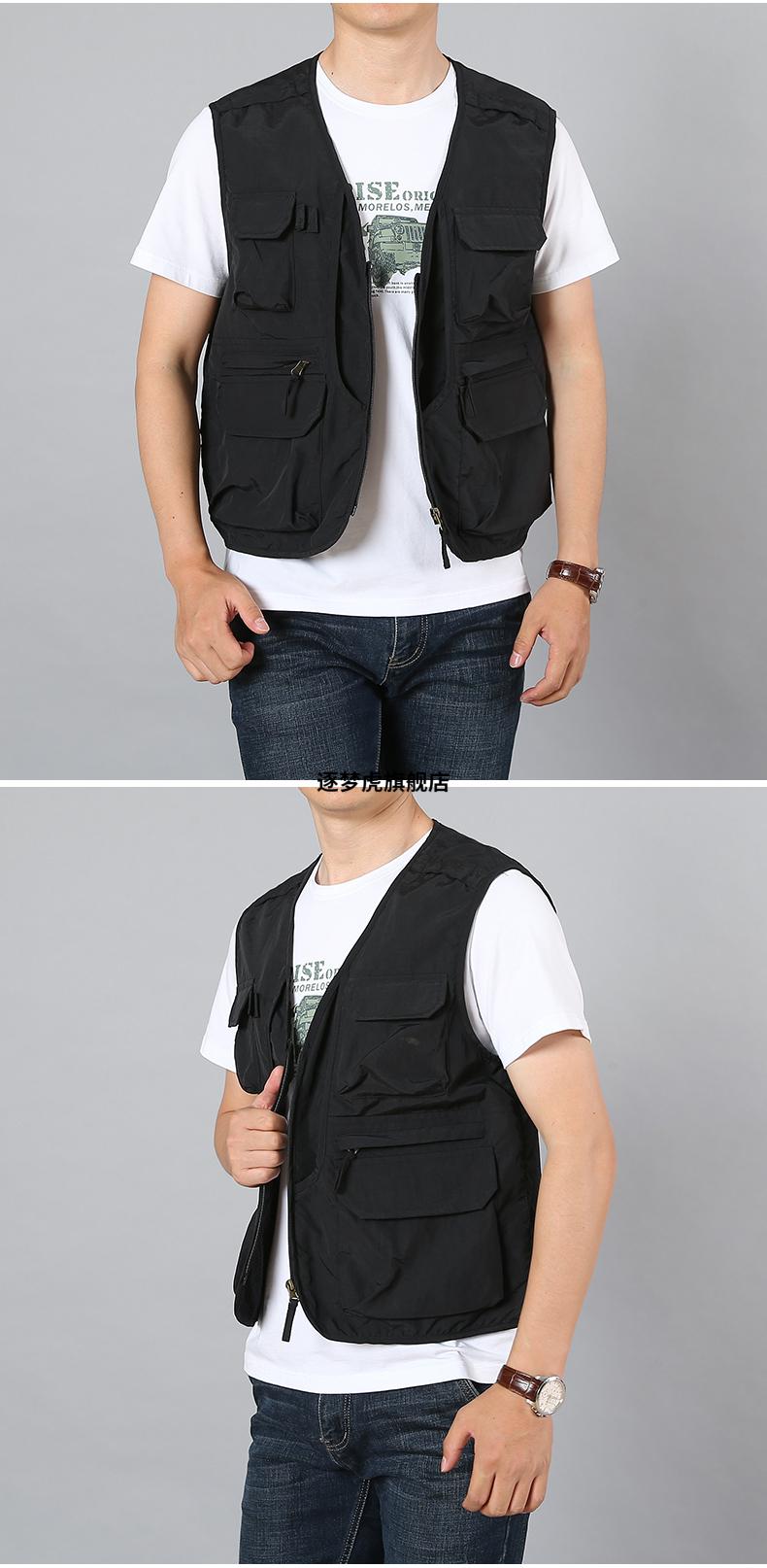 2022新款达佤钓鱼马甲路亚夏季摄影师马甲户外男士钓鱼马夹工装摄影