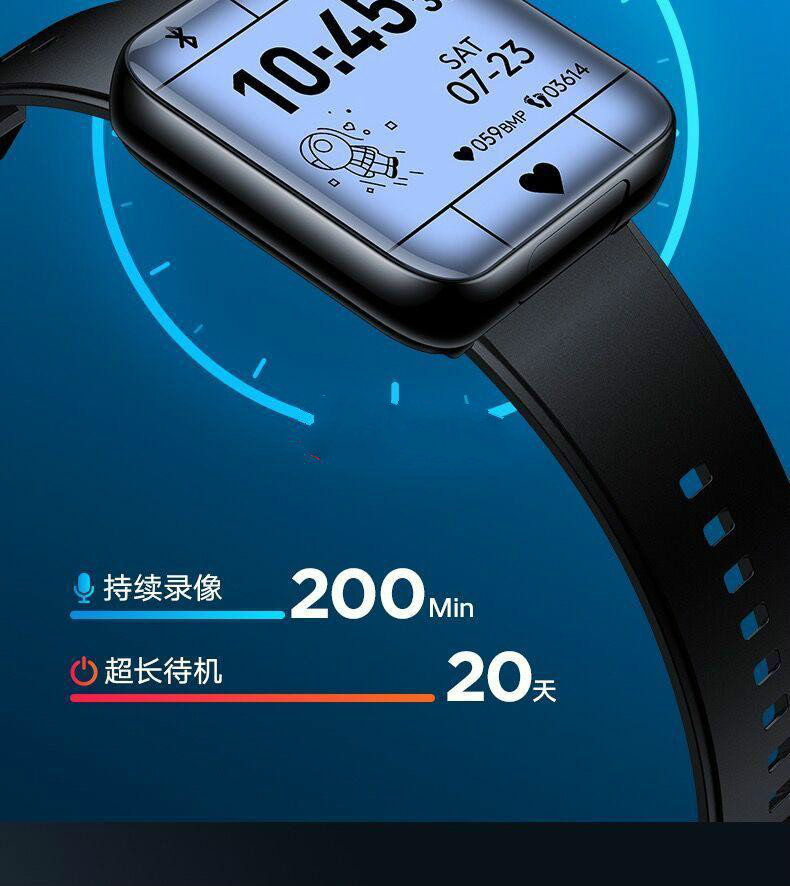 olevohuawei华为通用智能录像手环手表高清1080p便携摄像头记录器录音