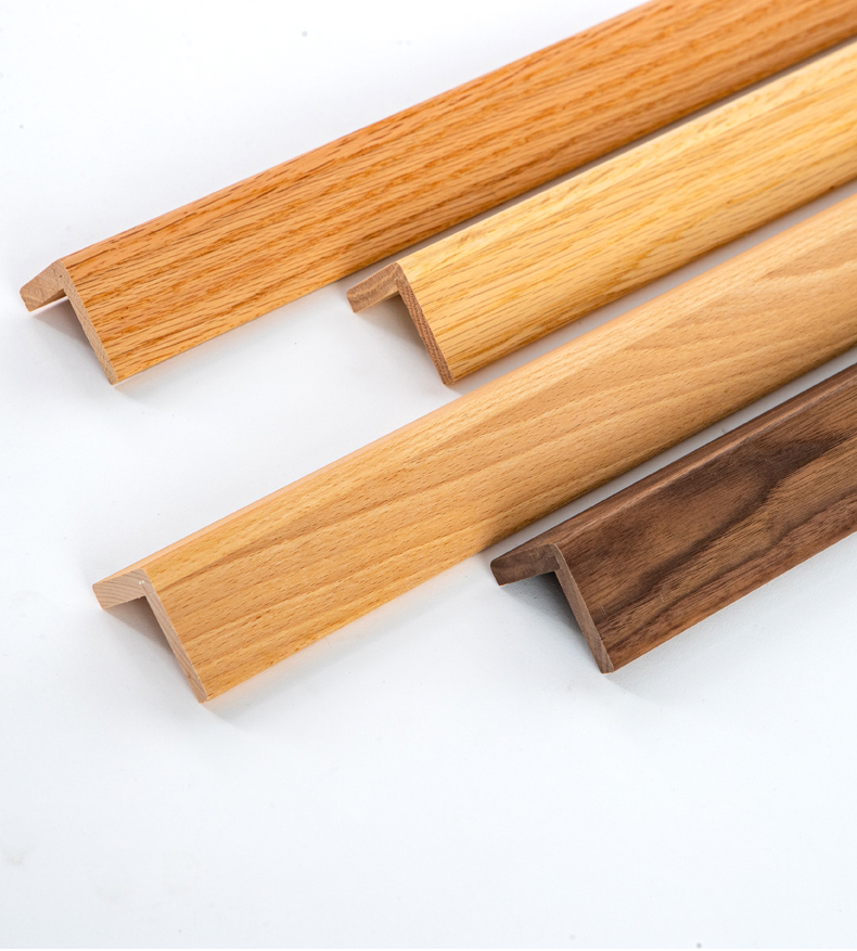 木蜡油实木黑胡桃护角条护墙角客厅 包边保护条装饰条免打孔 红橡木