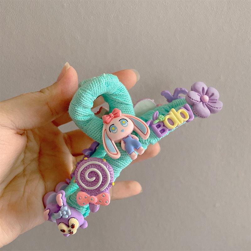 追属网红发自制后脑勺发夹情侣手工礼物鲨鱼夹奶油胶diy套装sn7832