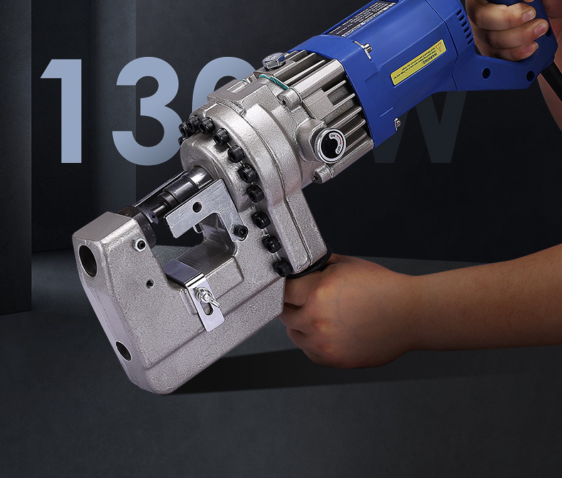 定制电动液压冲孔机小型手动打孔机手提式角铁冲孔器槽钢开孔冲孔定制