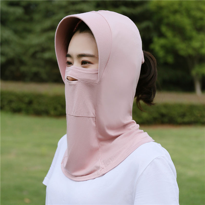 新品轻巧可折叠防晒帽防晒帽子女夏天遮脸骑车户外凉帽女护颈脖子折叠