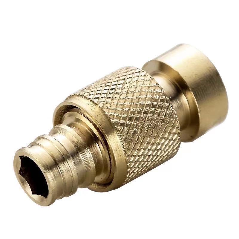 铜水龙头万能接头神器多功能洗衣机洗车4分6分自来水管快速接头2个装