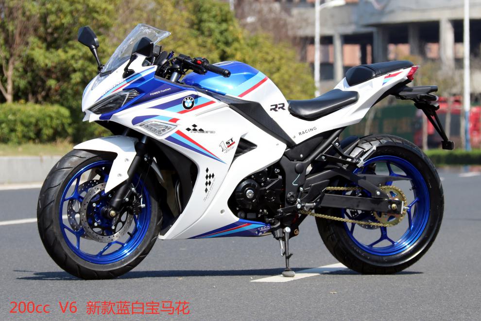 全新v6摩托车跑车双缸水冷400cc国四电喷公路赛r3重型机车可上牌 400