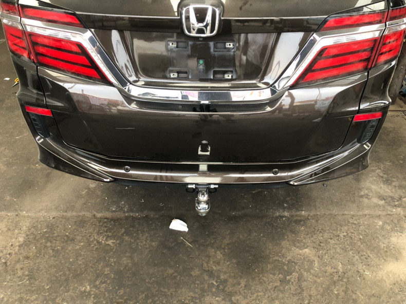 适用于本田新奥德赛艾力绅改装拖车钩拖车杠后拖钩流氓牵引勾挂钩