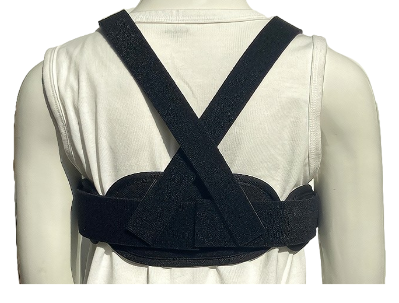 儿童鸡胸矫正器肋骨外翻固定带心胸术后压力绷带胸部凸出矫形固定