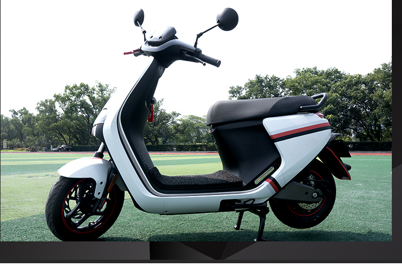 九号电动车e电摩贴纸前脸碳纤维保护遮刮防水贴纸适用e100/e125贴 九