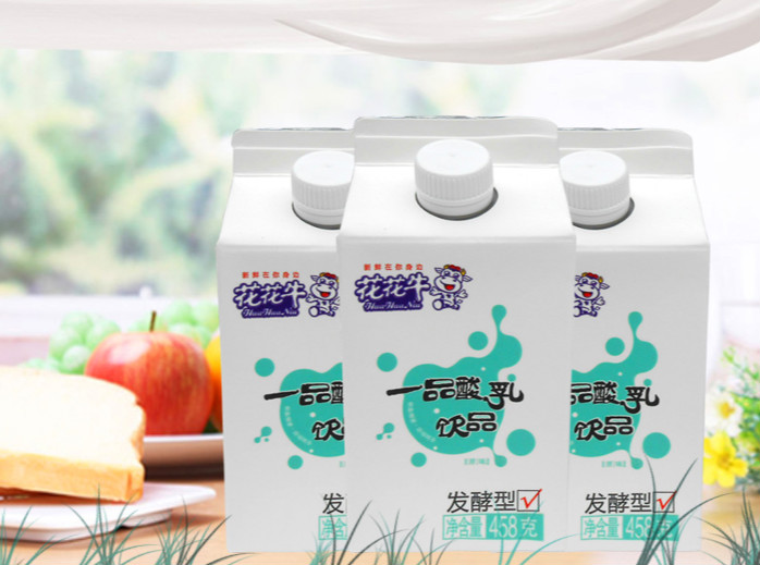 花花牛妙酸乳 河南特产一品酸乳饮品458g*12盒整箱含乳饮料发酵乳妙