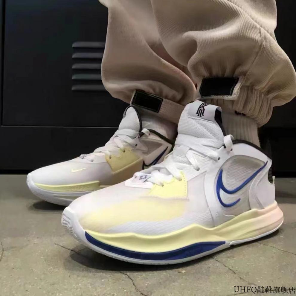 新款欧文kyrie low 5白蓝黄男女低帮实战耐磨缓震运动气垫篮球鞋同款