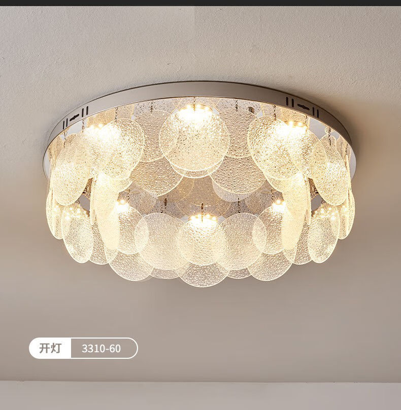 2022新款吸顶灯轻奢客厅灯豪华个性餐厅卧室灯网红ins风灯饰 三室两厅