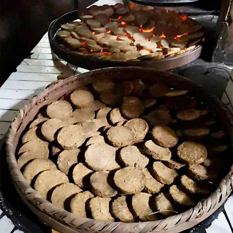豆腐渣饼湖南特产霉豆腐渣平江长寿干豆渣农家豆渣粑10个年货【图片