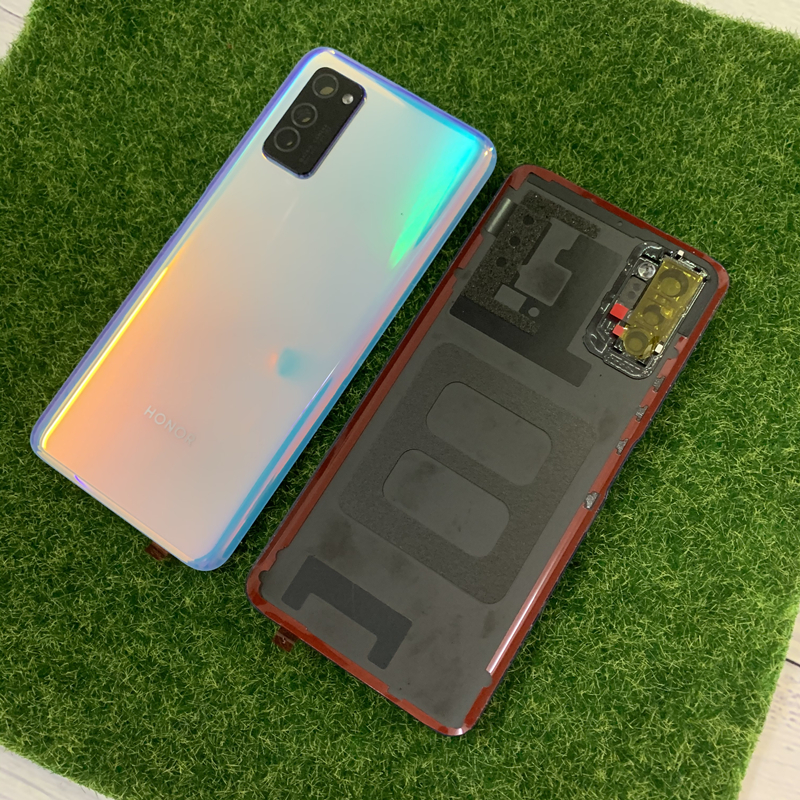 hkxa适用华为荣耀v30玻璃后盖v30pro电池盖后壳背屏替换中框电池门v30