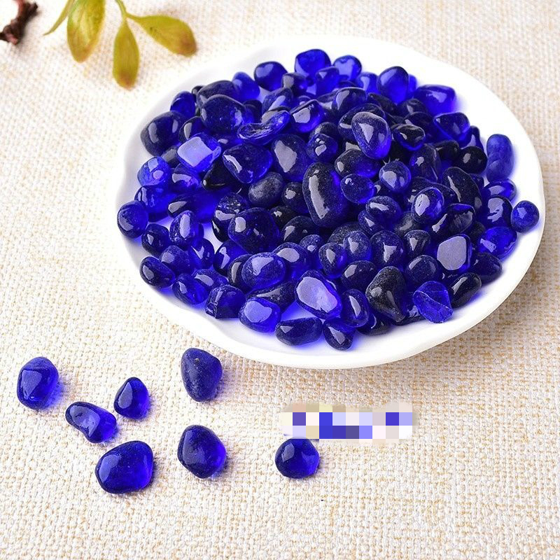 七彩琉璃碎石阳台造景 消磁石小颗粒居家装饰彩琉璃碎石颗粒客厅造景