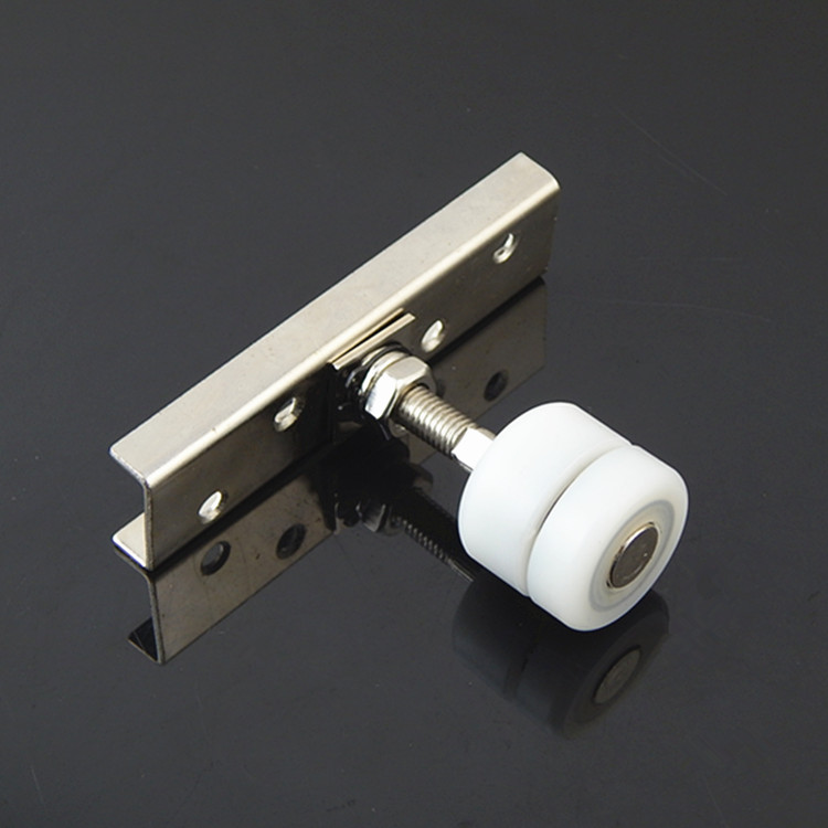 折叠门滑轮木门万向吊轮酒店隔断门屏风导轨推拉移门吊轨轨道全套