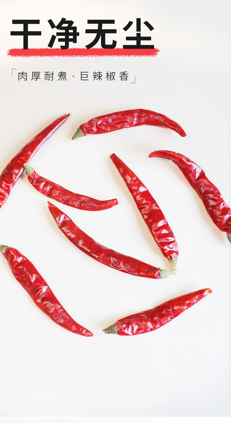 印度魔鬼椒干辣椒特辣特香超辣正宗变态红魔鬼辣王段干货磨面磨粉中辣
