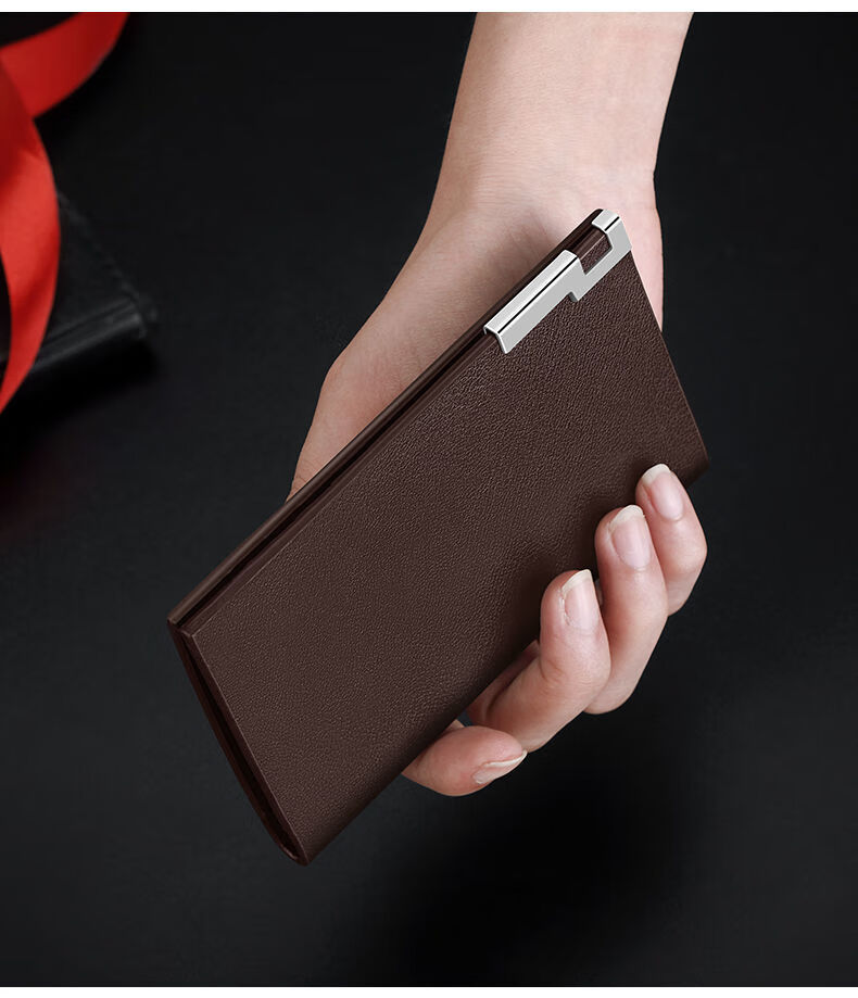 chong&sukei ck卡包男多卡位大容量证件卡套防消磁多功能钱包一体装卡