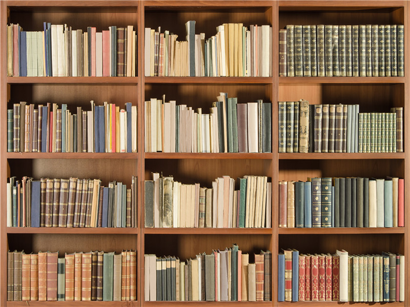 书架背景布主播背景布3d直播间书房书柜背景布3d立体办公室背景布高清