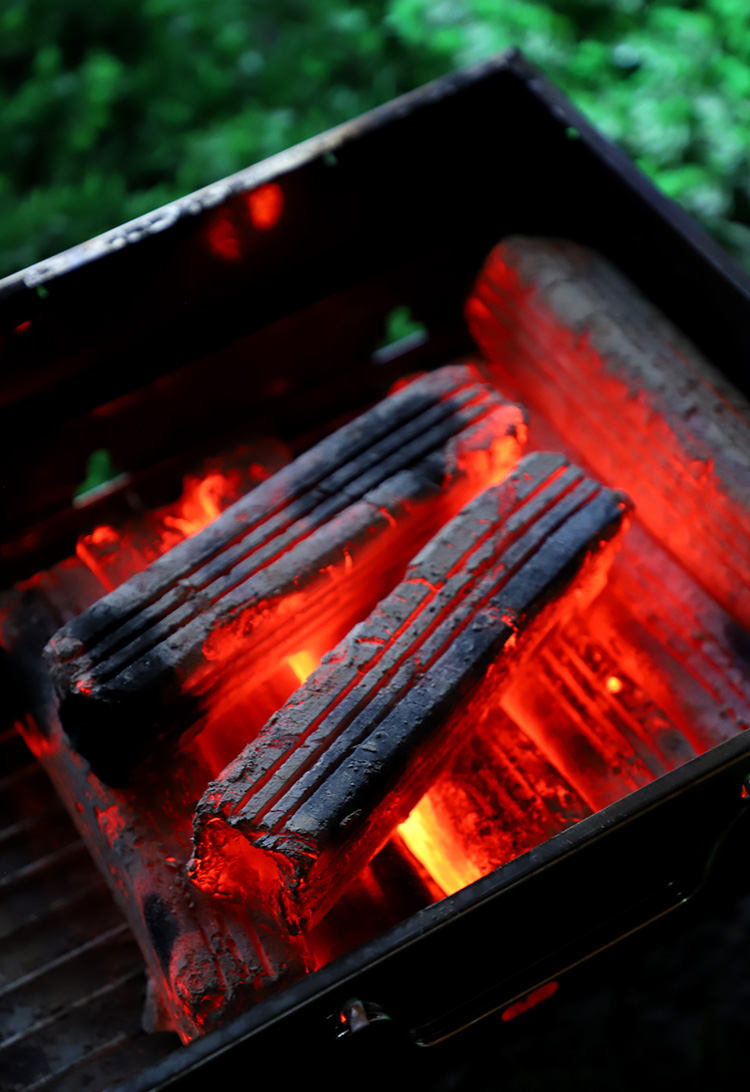 烧烤碳家用无烟环保果木炭机制炭烤火取暖燃料原木头钢碳竹炭定制方形