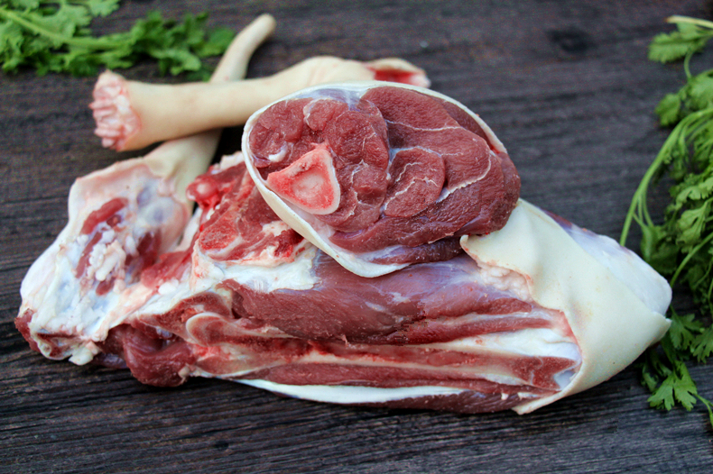 京诗悦带皮羊腿羊后腿新鲜羊肉山羊带骨羊肉农家放养现杀生鲜前腿肉有