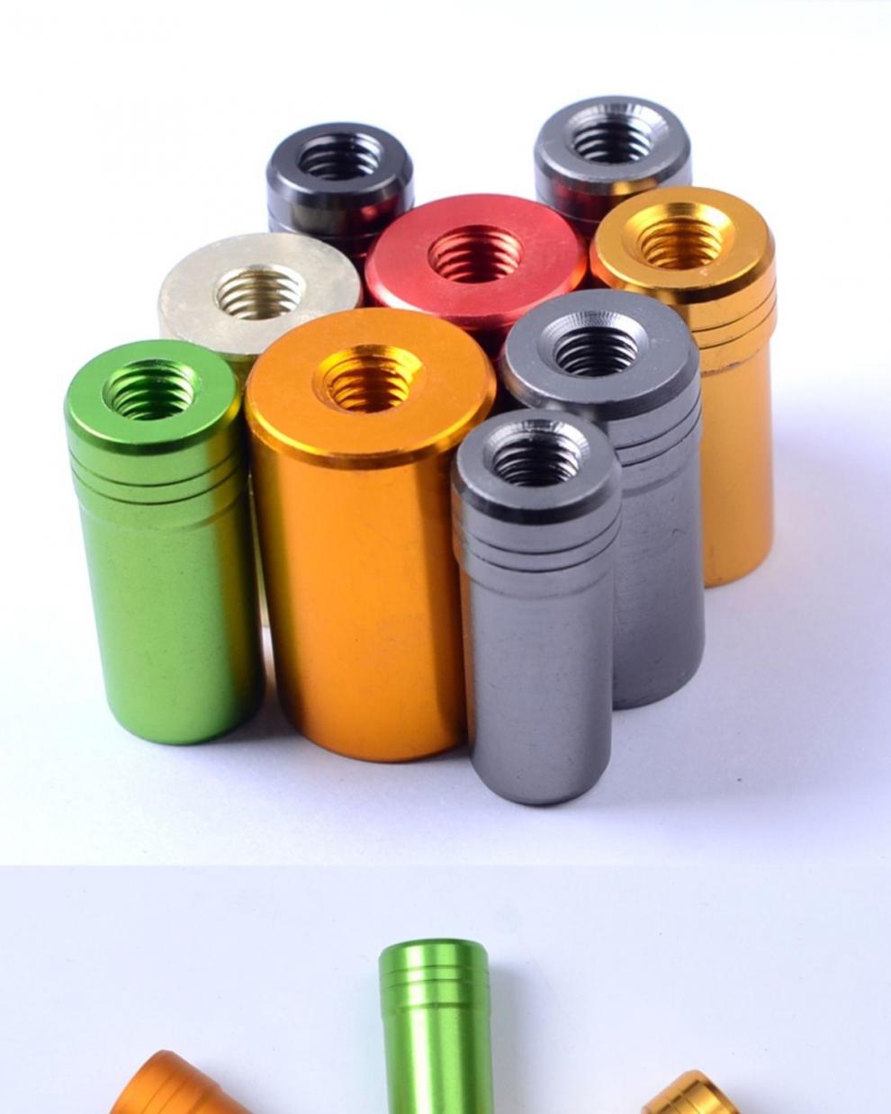 【精选】抄网头连接器鱼竿diy改装抄网头螺母连接头配件螺丝8mm渔具