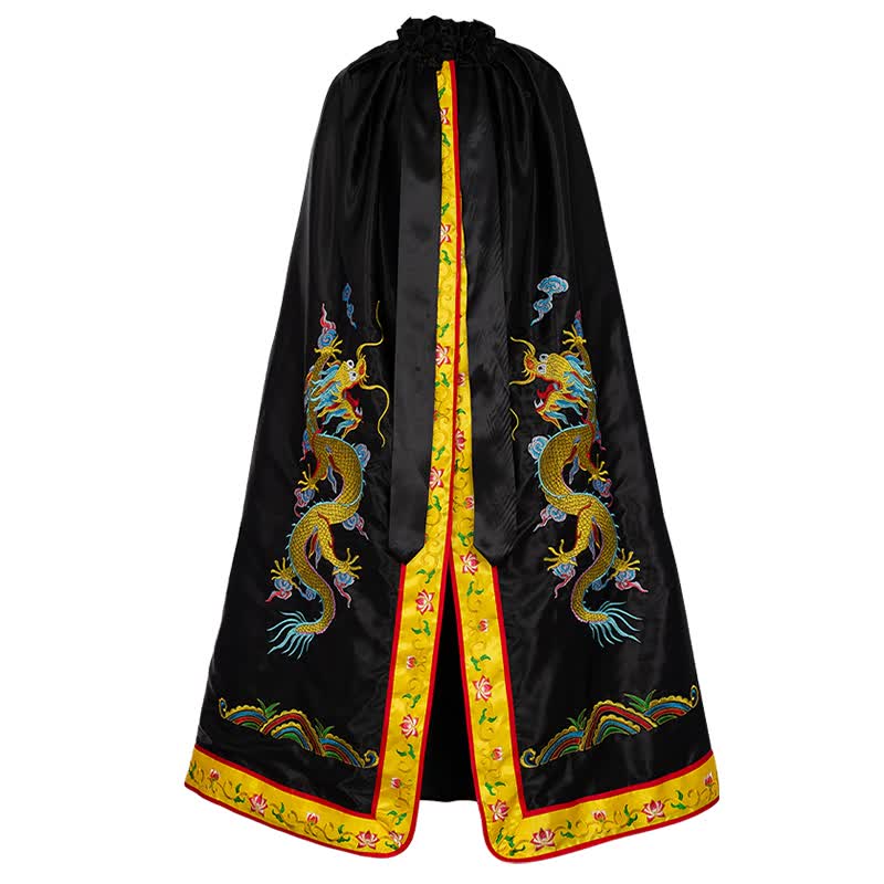双龙披风 佛教披风寺庙用品佛像斗篷佛袍佛衣神像衣佛堂绣品地藏菩萨