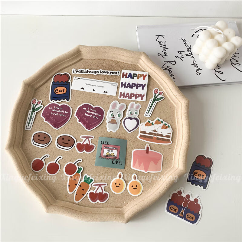 韩国ins简约塑料磨砂透明笔盒给贴纸diy文具盒桌面收纳笔筒无印风骏荣