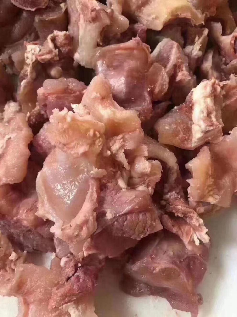 清真牛肉筋头巴脑4斤9斤八分熟无汤无水牛筋熟筋熟牛头皮3斤丰富胶原