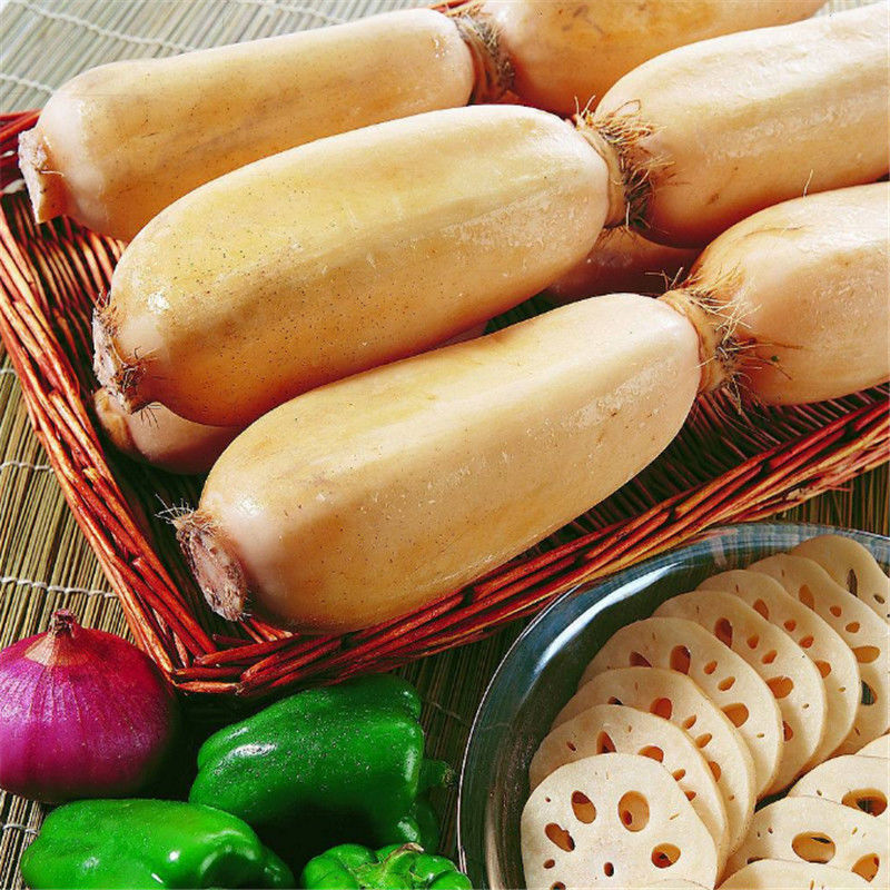 新鲜莲藕5斤脆藕清炒凉拌鲜脆莲藕新鲜蔬菜泥巴莲藕 5斤
