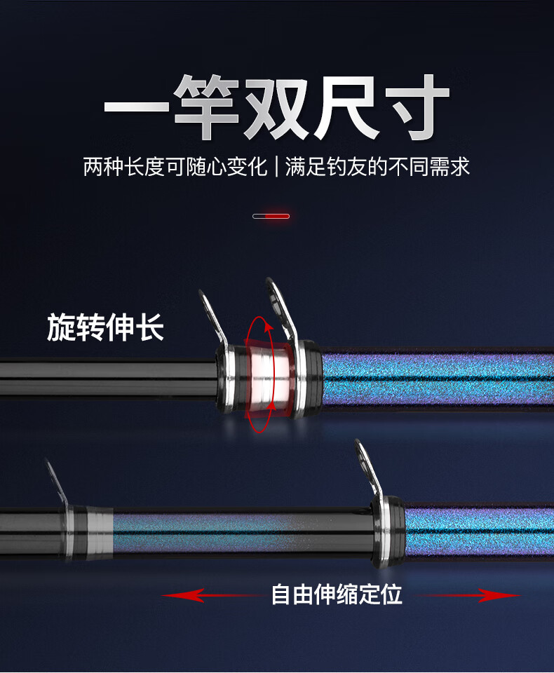 光威鱼竿定位矶钓杆超轻超硬长节滑漂大导环手海竿远投杆矶竿钓鱼竿
