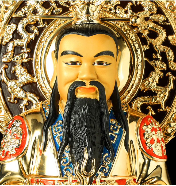 vakada轻奢品牌鎏金纯铜三清道祖神像元始天尊太上老君神像道教祖师