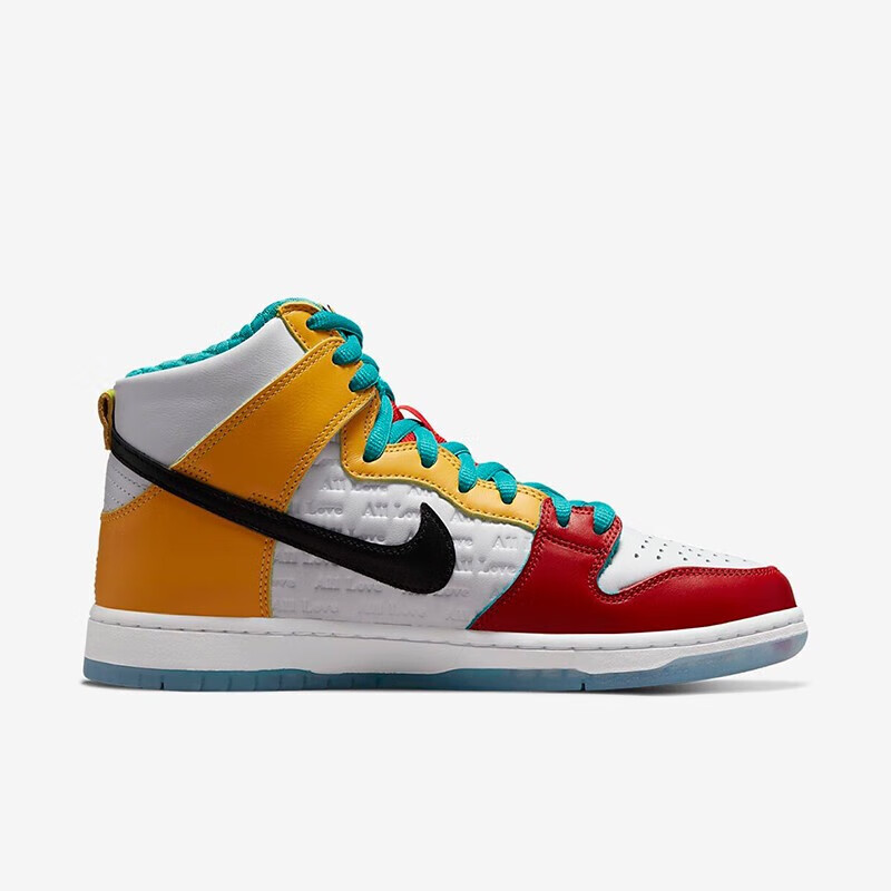 耐克nike sb dunk high froskate彩色拼接 鸳鸯 男女同款 高帮休闲