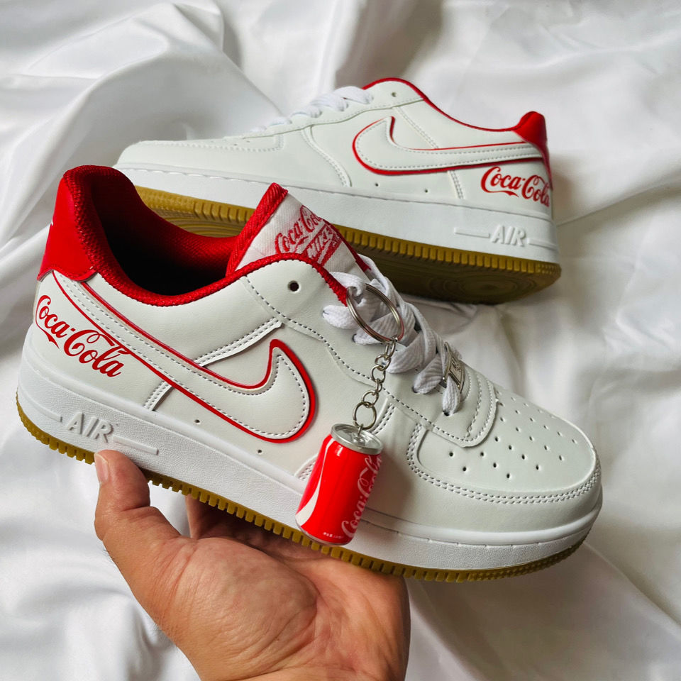 af1空军一号可口可乐百事可乐联名情侣增高小白鞋时尚低帮板鞋 百事