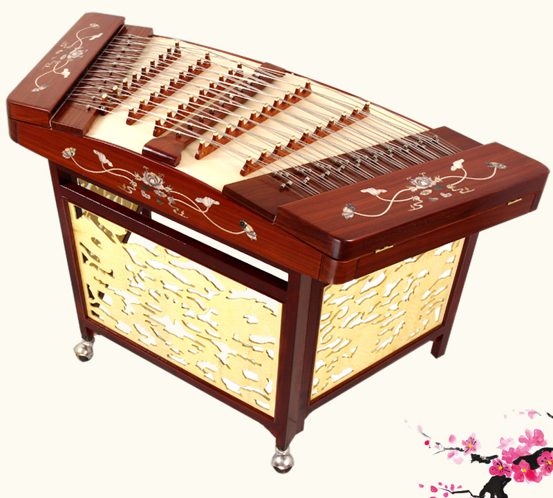 衡乐405扬琴乐器广东五码十音粤剧杨琴专业演奏红木405杨琴 洋琴 精选