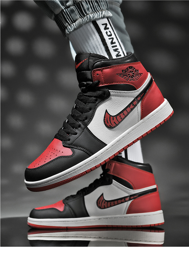 帝欧文aj开拓者男鞋电玩像素正版莆田官网空军一号低帮板鞋女鞋 aj