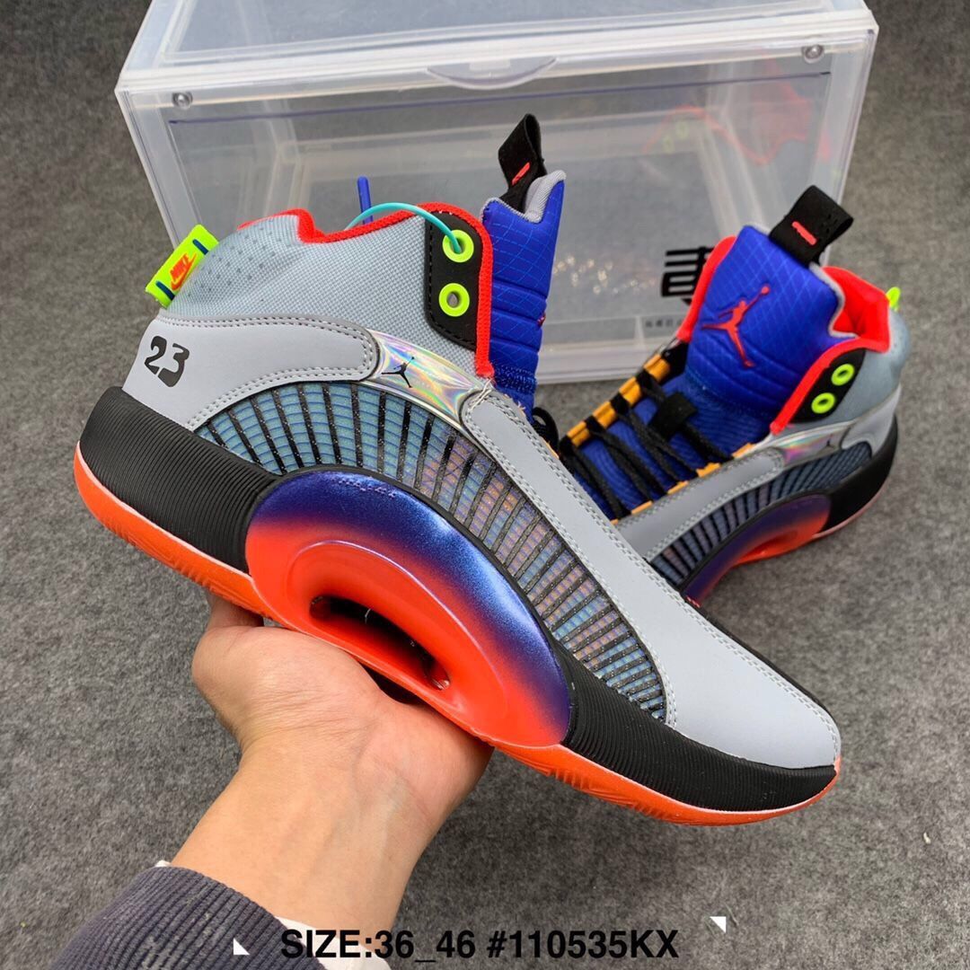 air aj35兵马俑篮球鞋aj35郭艾伦黑白红男子运动鞋dd9322-200 图色1