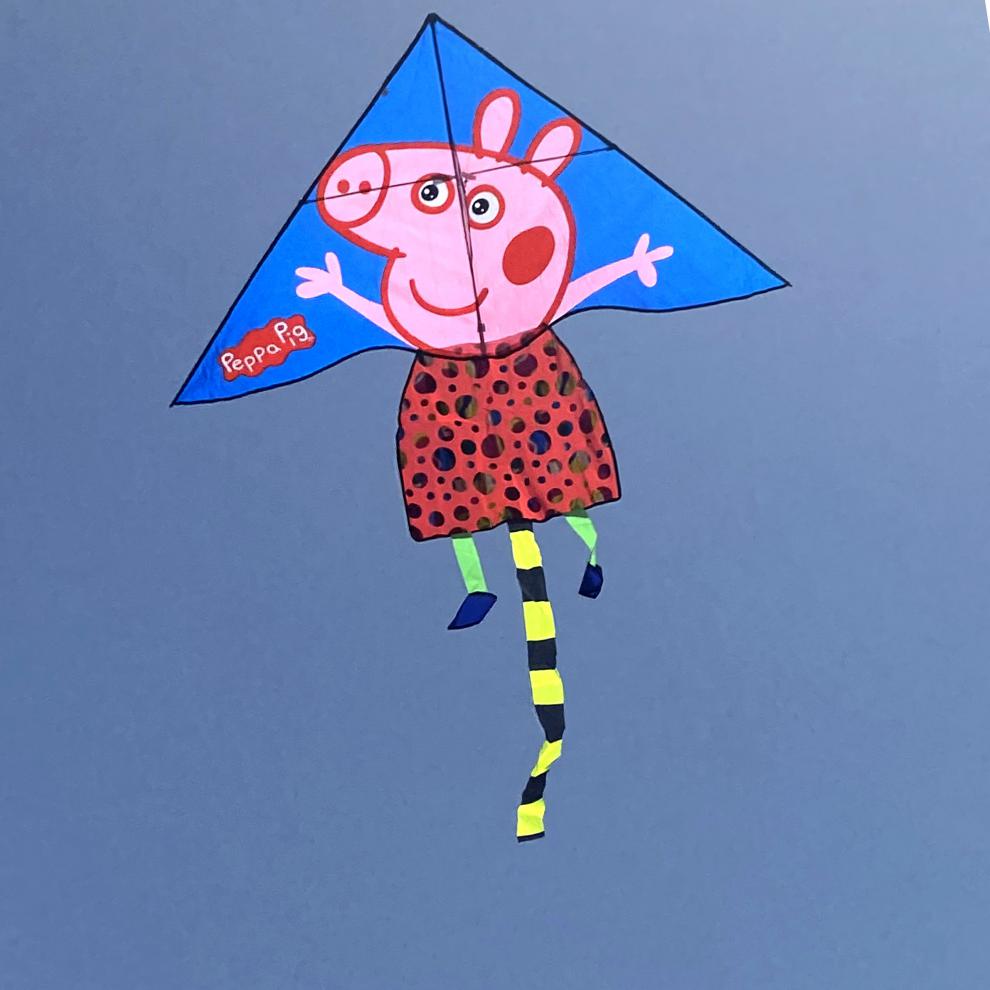 小猪佩奇风筝新款潍坊卡通小猪佩奇乔治乐迪叮当猫儿童小风筝新手易飞