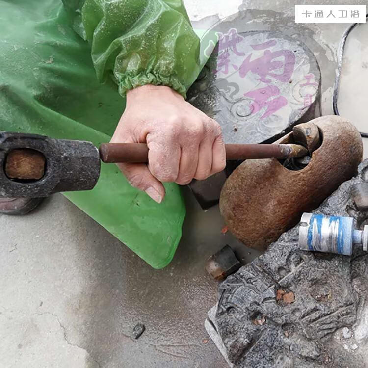 石头开花鹅卵石开孔器鹅卵石花盆加工制作工具开孔钻孔