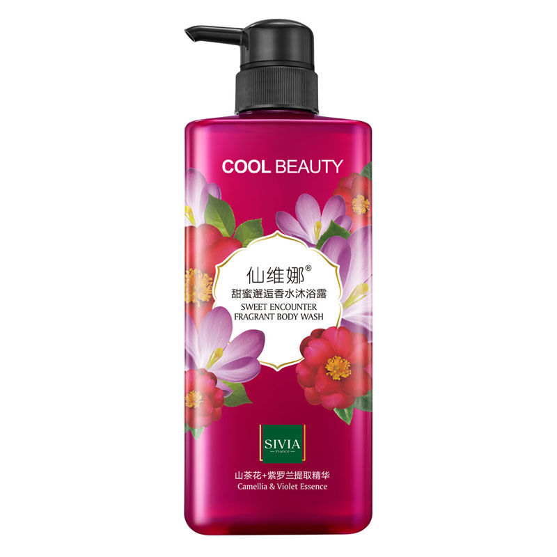 仙维娜甜蜜幽莲香水沐浴露持久留香补水保湿滋润洁净男女士500ml幽莲
