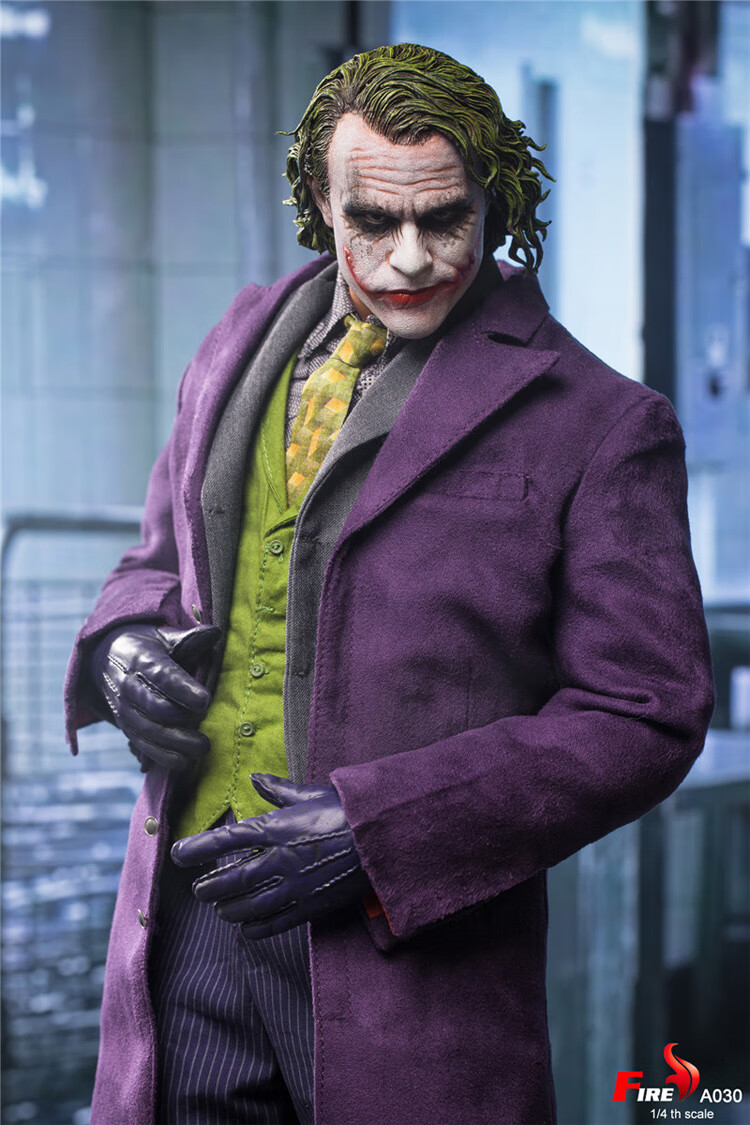 新款小丑杰罗姆queenstudios小丑蝙蝠侠黑暗骑士1/4希斯莱杰joker