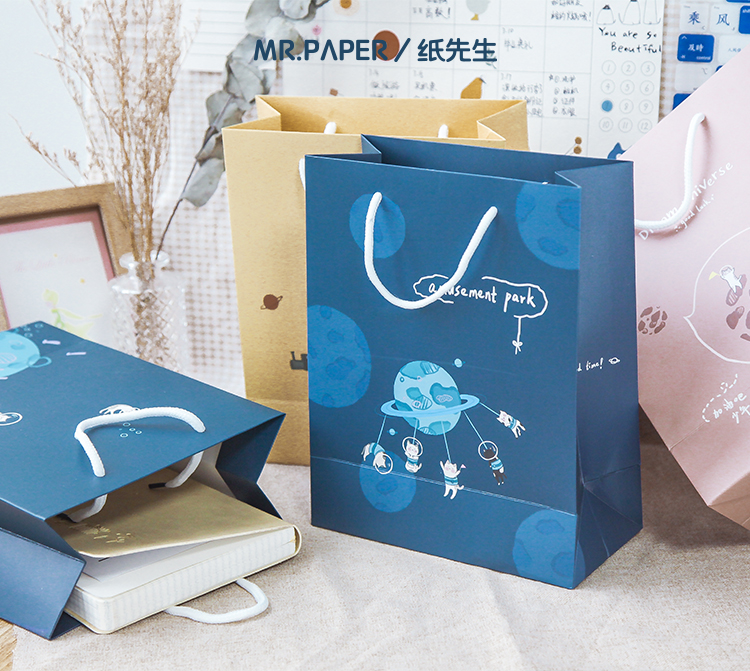 手提纸袋32号星球小王子玫瑰花礼品男女生日礼物袋网红少女ins手提