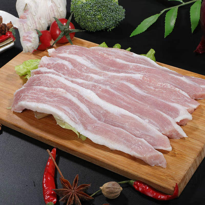 冷冻新鲜猪肉青生猪肉精修猪颈肉锦祥橙1000g2斤