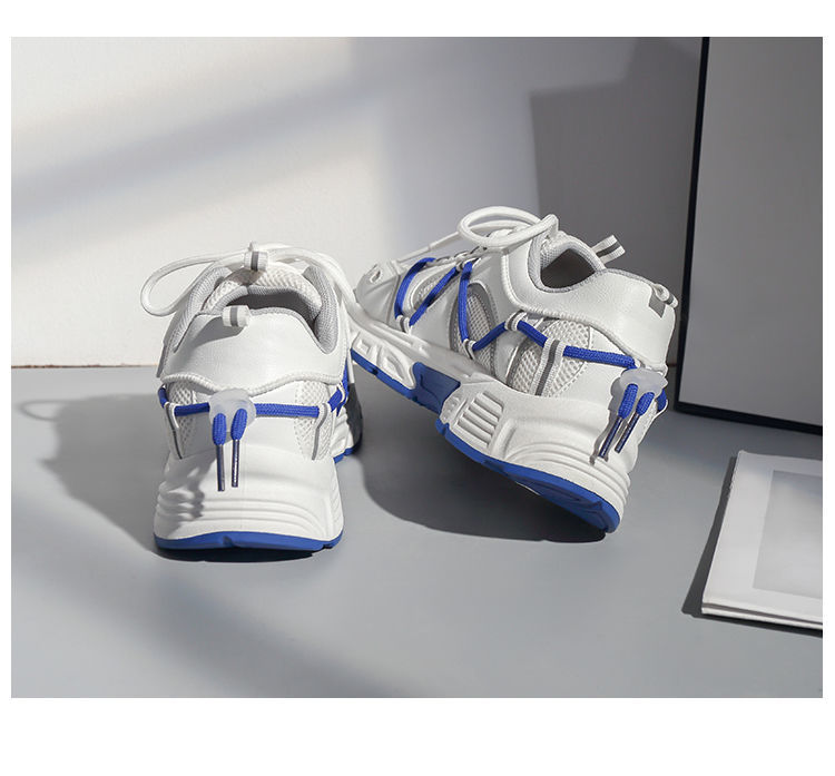 鮀山雾花野品vision冬季新款老爹鞋女潮原宿风运动鞋韩版百搭鞋子女