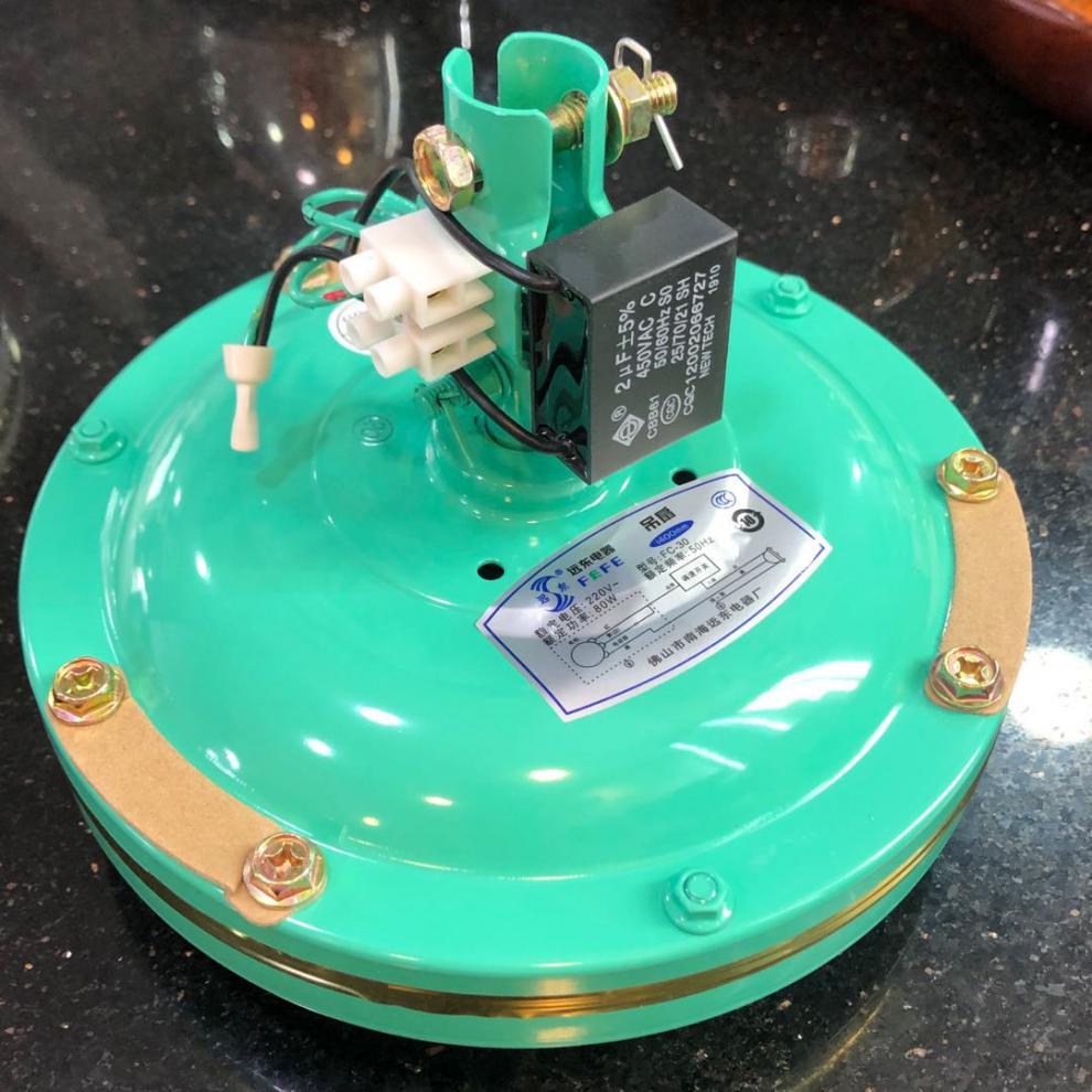 远东吊扇56寸白绿色铁叶静音大机风力客厅卧室餐厅3叶工业吊扇王中风