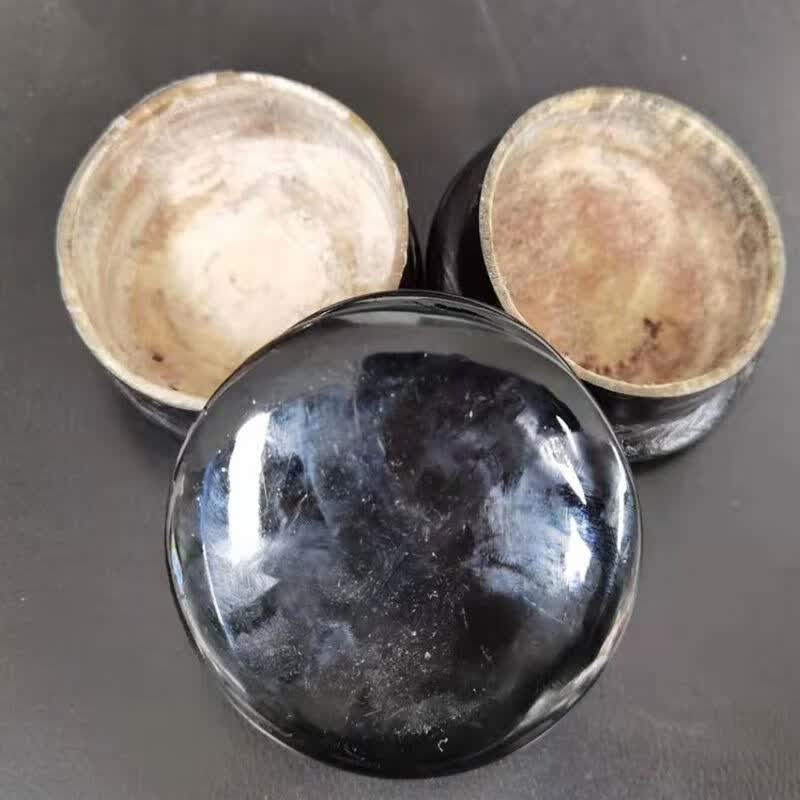 贵州手工牛皮烟盒旱烟盒牛皮盒便携式真皮烟盒牛皮做的烟盒 2个 更