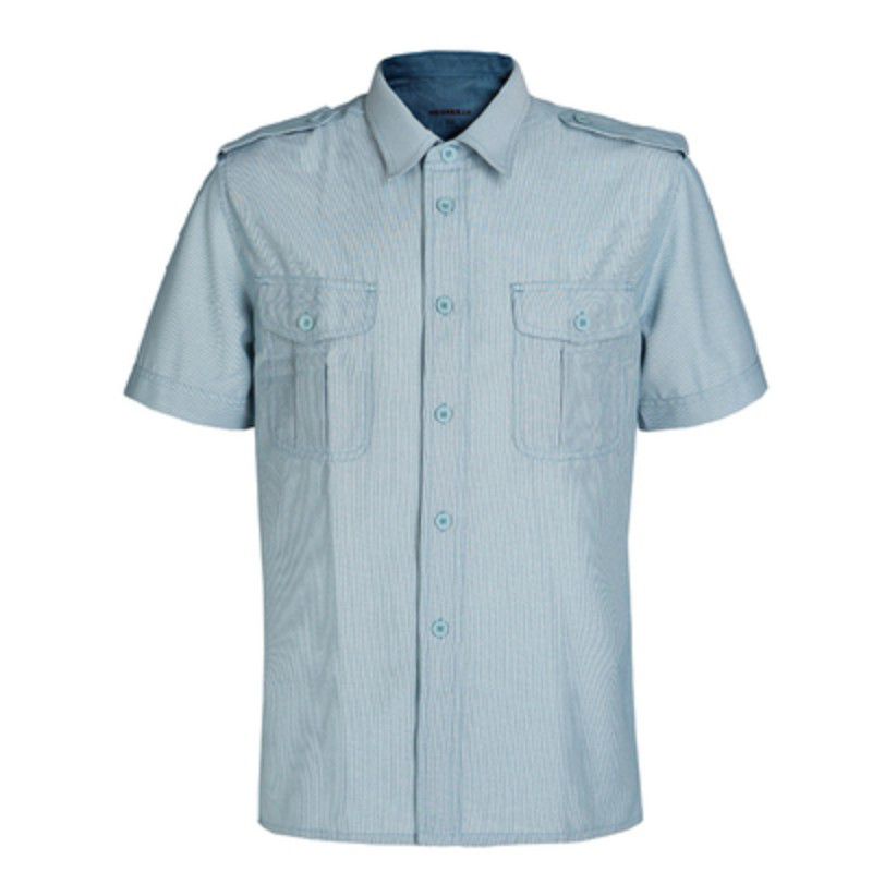 经典留念99式夹克白色保安衬衫工作白色夏短袖老式衬衣99式夏演出拍照