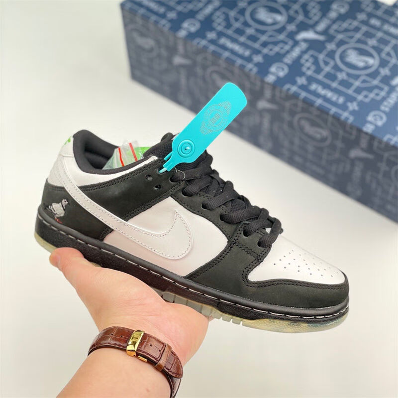 sbdunklow低帮滑板鞋系列熊猫鸽子板鞋男女同款高品质运动鞋黑白36