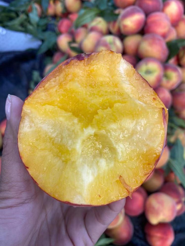 黄金蜜湖北枣阳桃子新鲜现货夏季水果脆甜锦绣黄桃软4斤