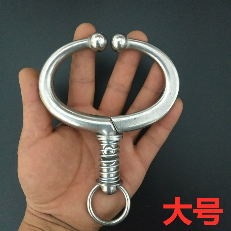 新款不锈钢牛鼻环牛鼻圈养牛设备器械牛鼻钳子夹子牛鼻