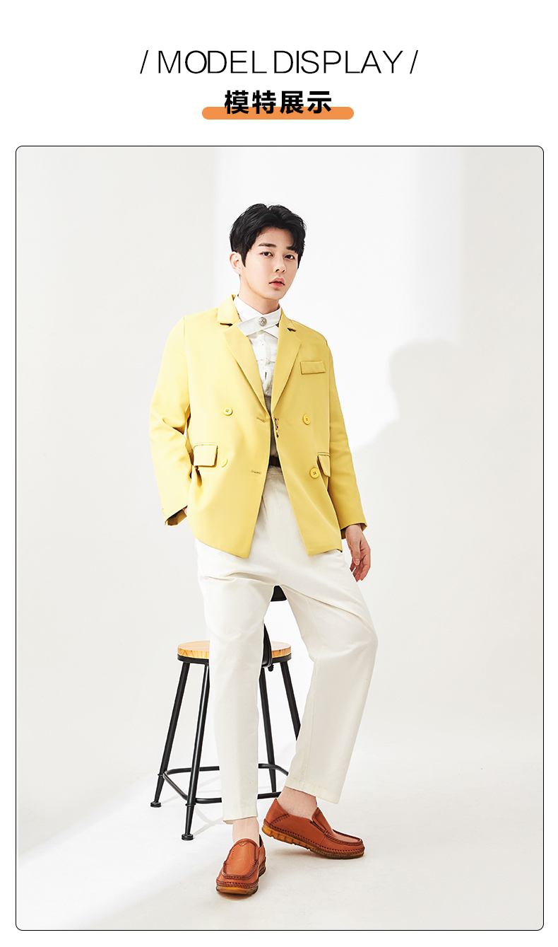 奥康官方男鞋舒适简约商务休闲两穿套脚男士青年男单鞋黑色04738